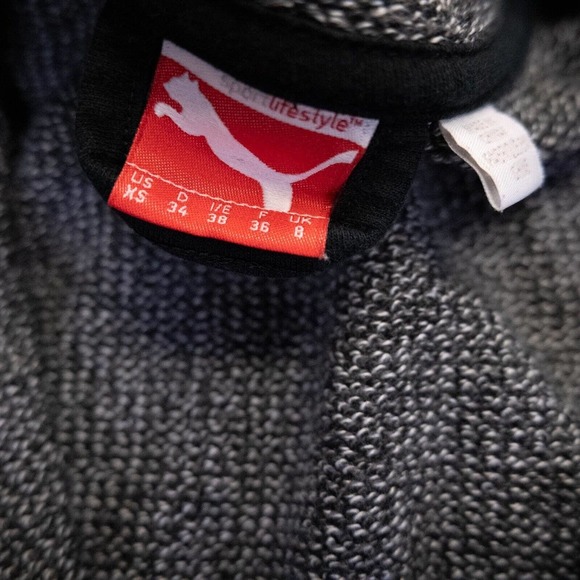 Puma Womans Sweatshirt Cowl Neck XS Asymmetrical full zip Hiking Running - Picture 11 of 13